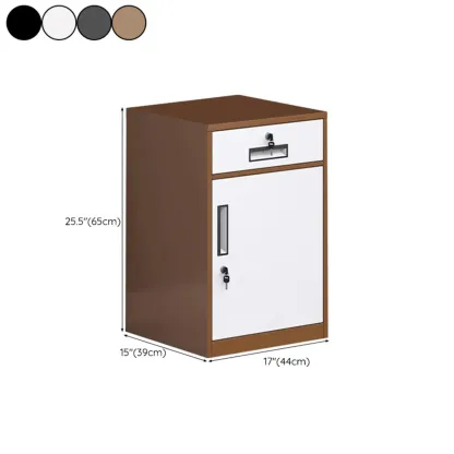 Stylish Steel Vertical Filing Cabinets with Fireproof for Office #size