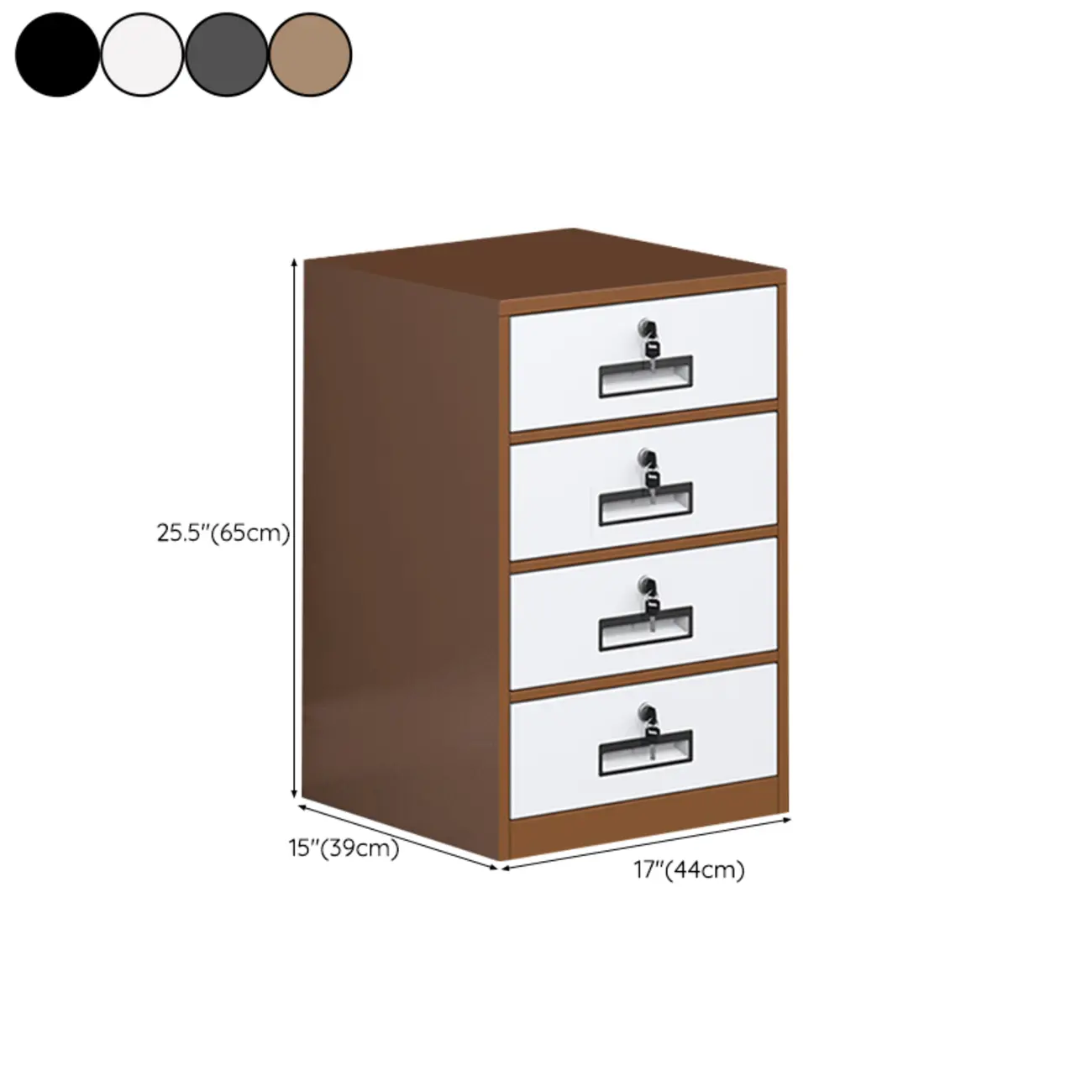 Stylish Steel Vertical Filing Cabinets with Fireproof for Office Image - 45 | homeyfad