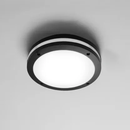 Modern LED Flush Mount Ceiling Light for Outdoor Ambiance Image - 4