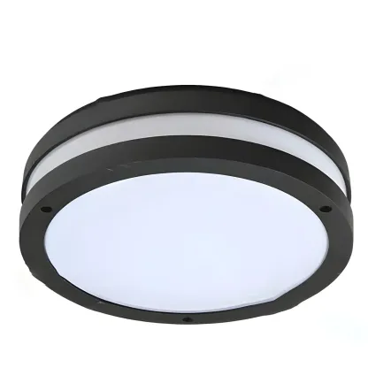 Modern LED Flush Mount Ceiling Light for Outdoor Ambiance Image - 5