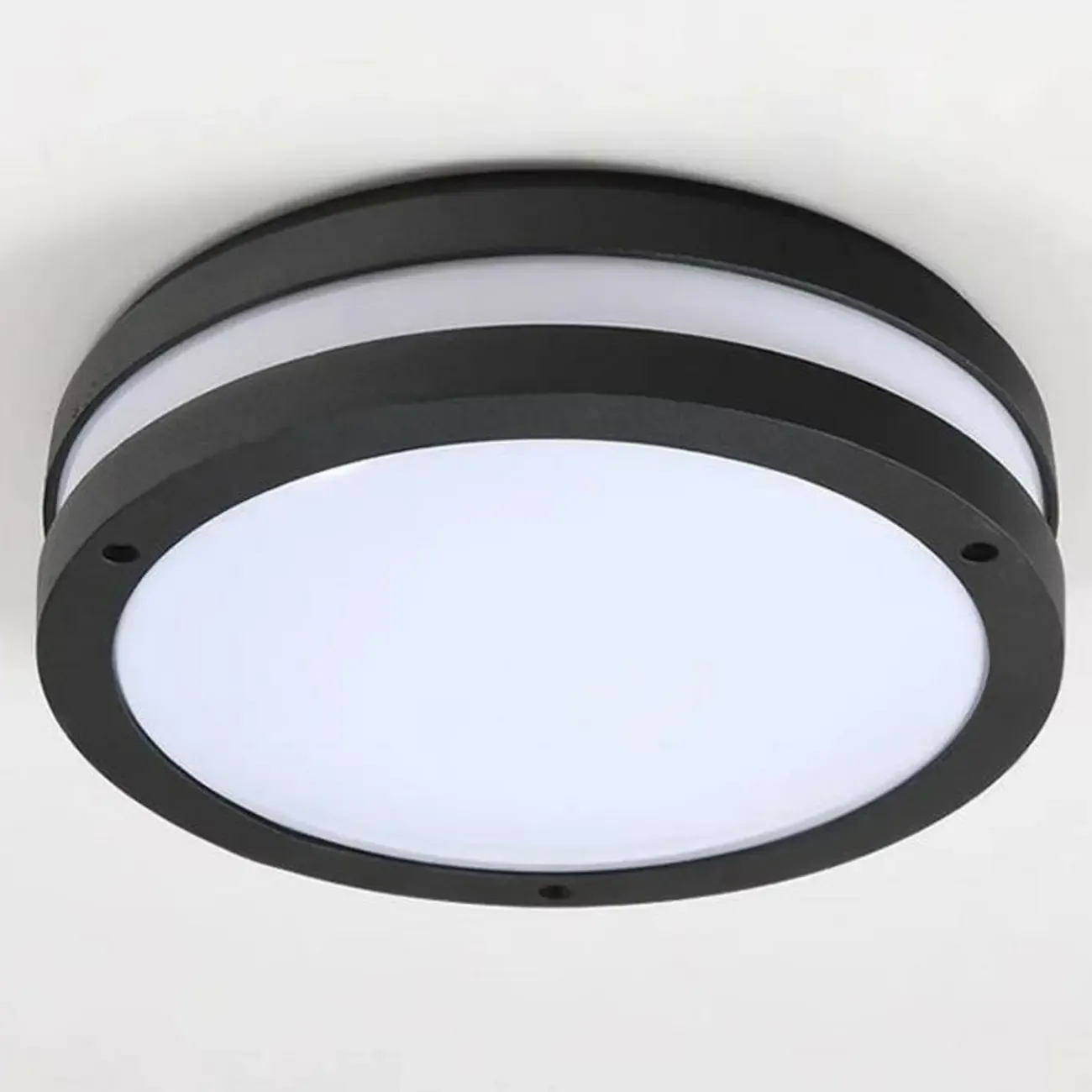 Modern LED Flush Mount Ceiling Light for Outdoor Ambiance Image - 6