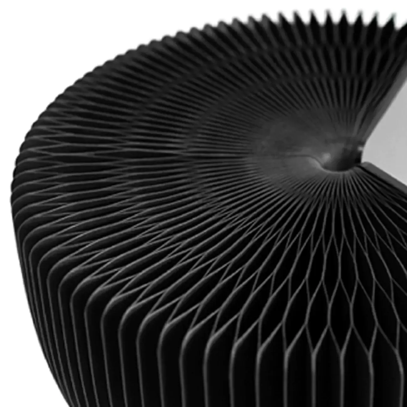 Minimalist Black Glass Round End Table with Collapsible Feature Image - 10