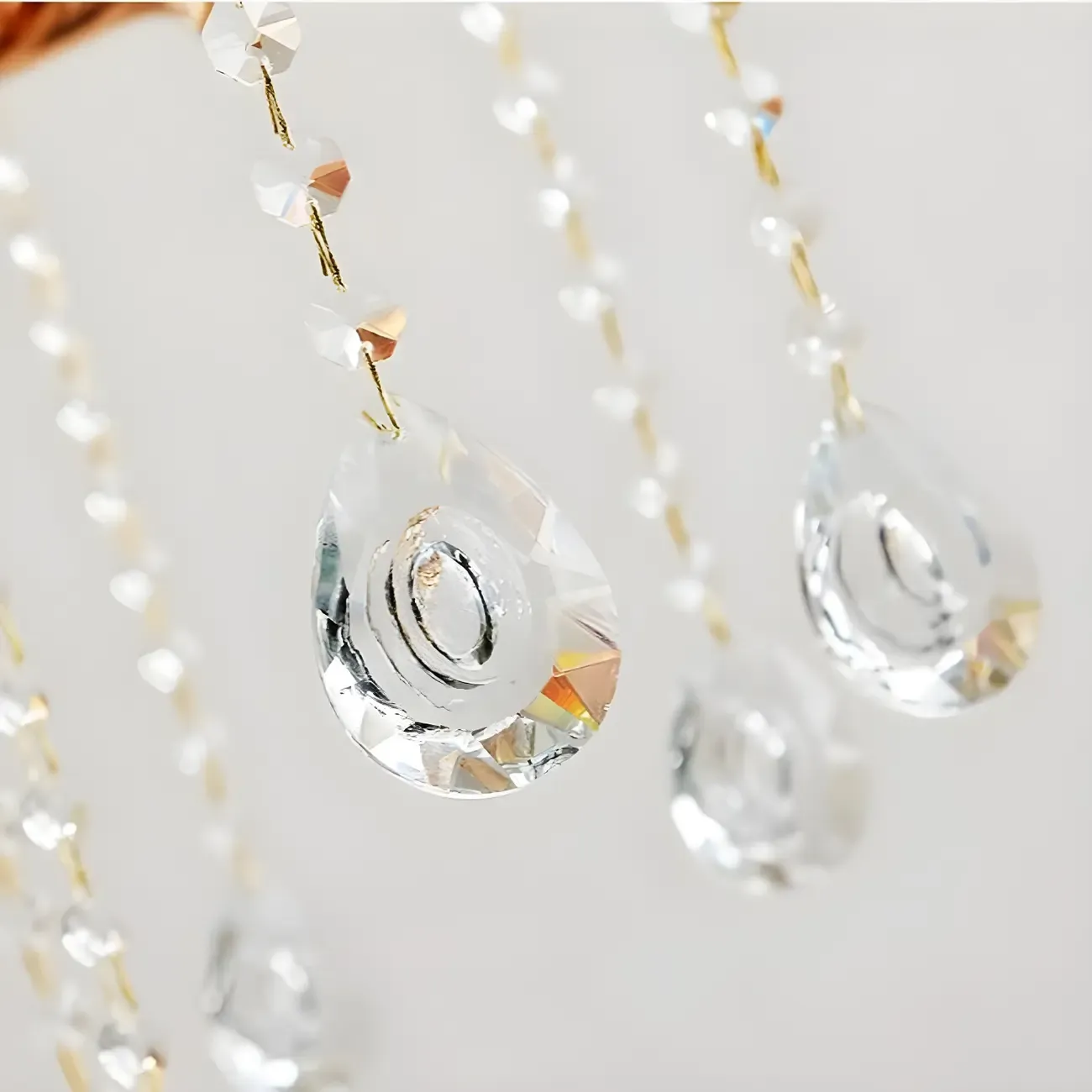 Gold Crystal Multi-Tier Ornate Classic Chandelier Light Image - 15