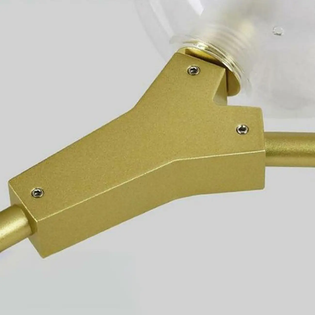 Gold Linear Glass Crystal Modern Chandelier Light Image - 13 | homeyfad