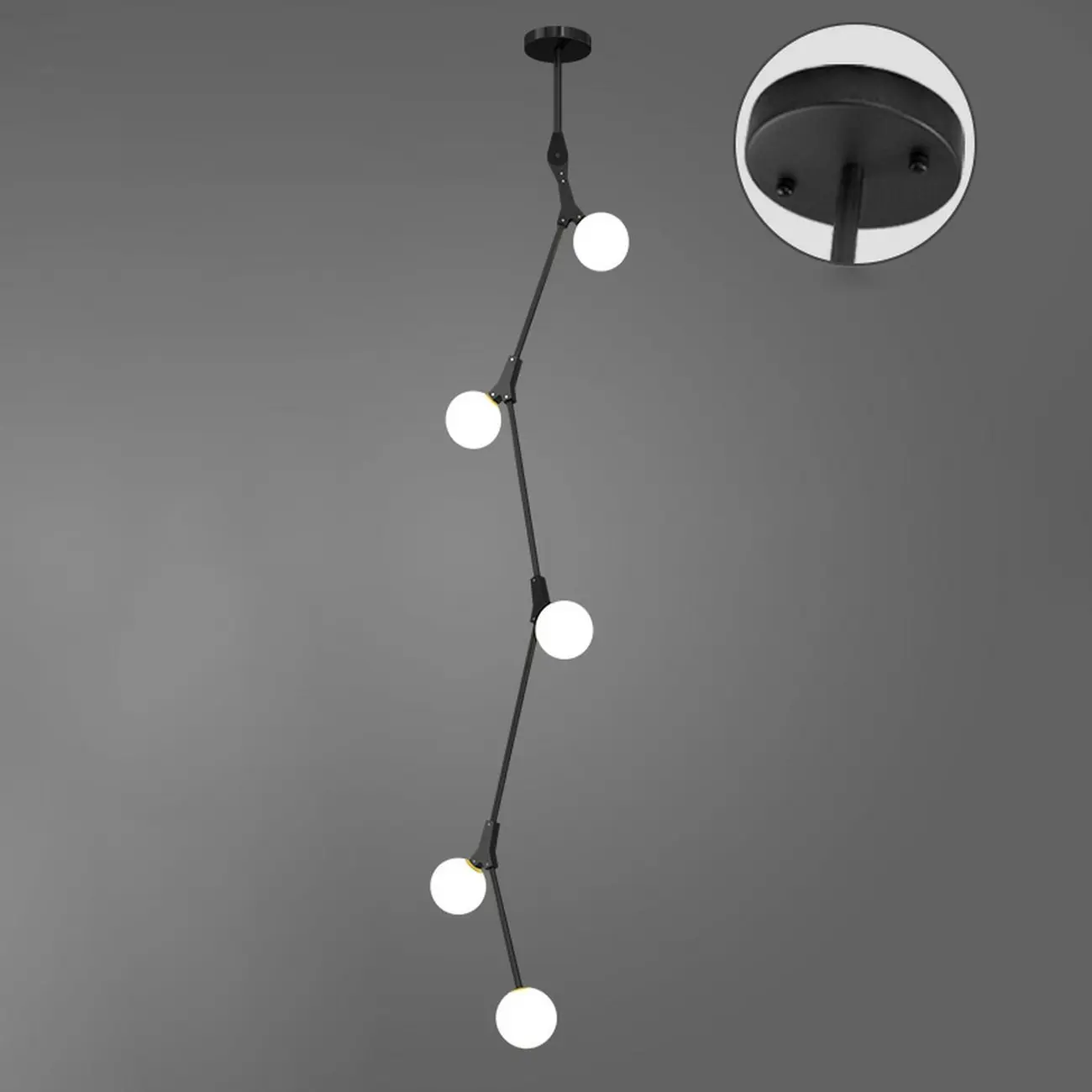 Gold Linear Glass Crystal Modern Chandelier Light Image - 18 | homeyfad