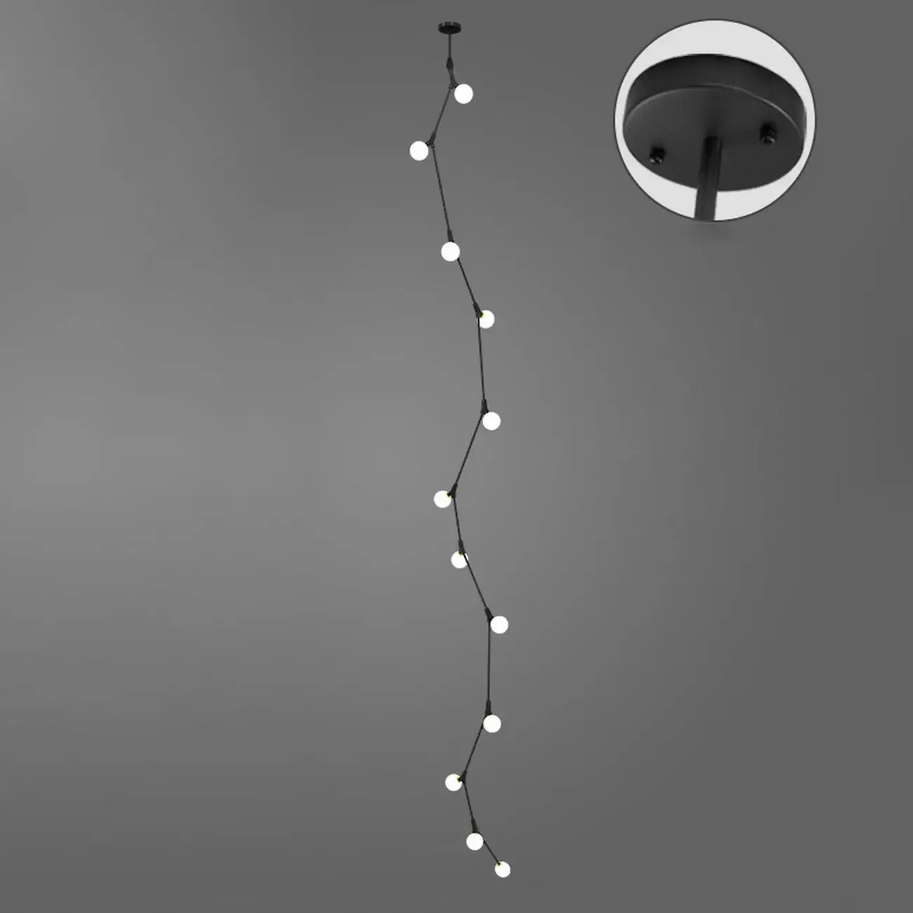 Gold Linear Glass Crystal Modern Chandelier Light Image - 22