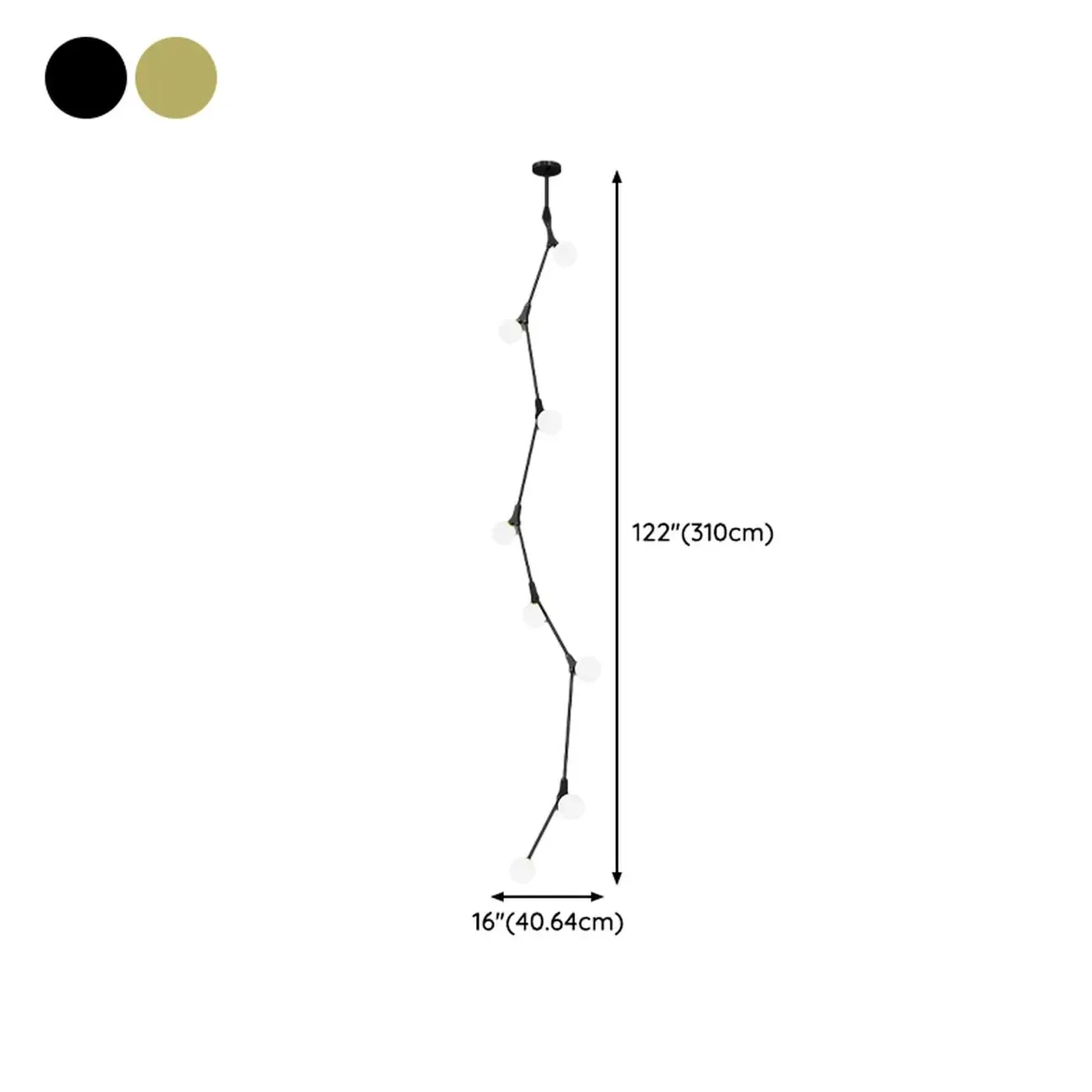 Gold Linear Glass Crystal Modern Chandelier Light Image - 27