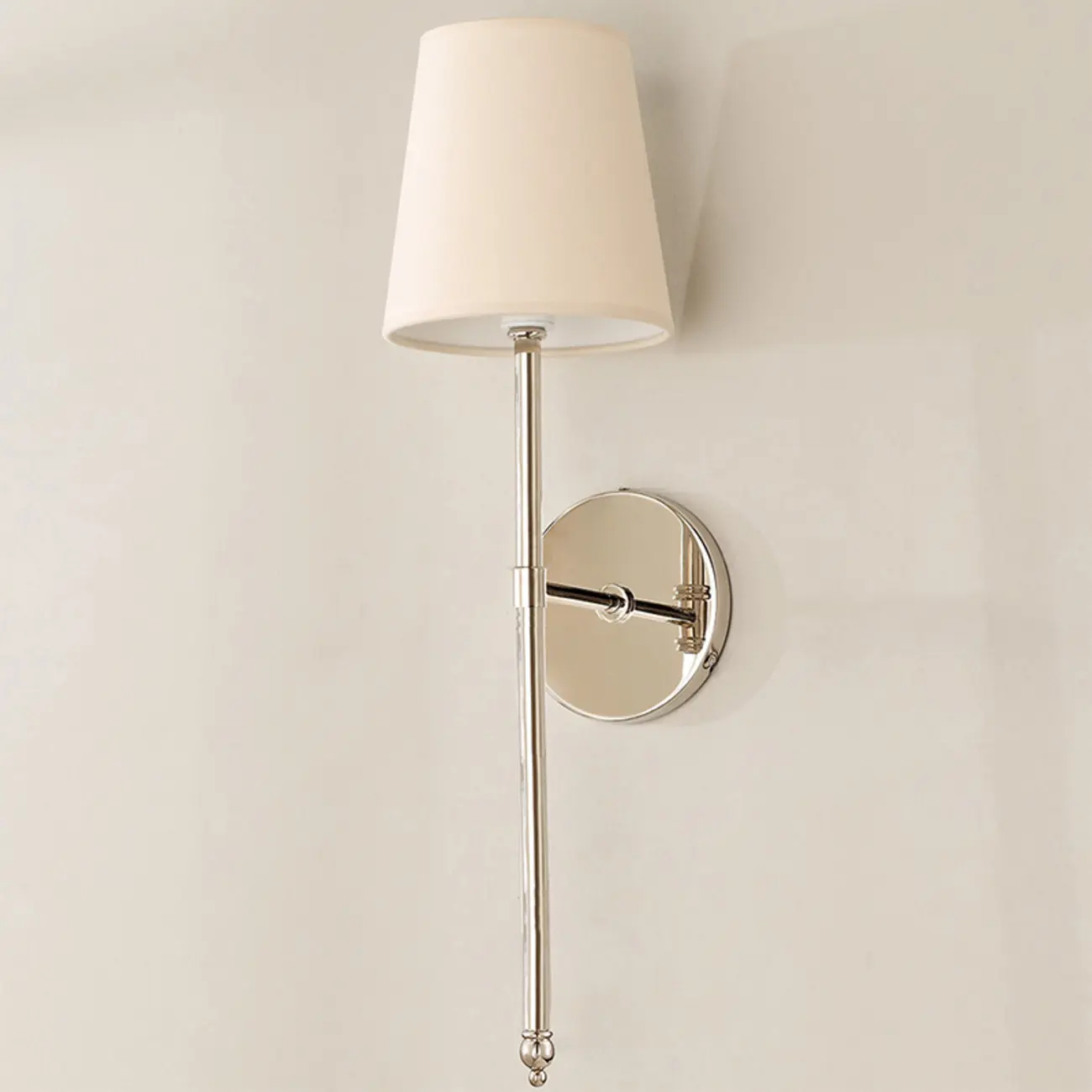 Cylinder LED Wall Sconce with Fabric Shade for Residential Use | homeyfad