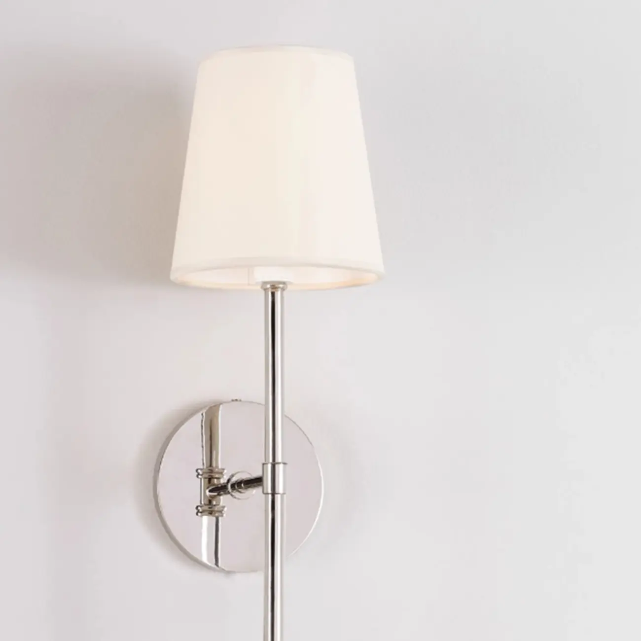 Cylinder LED Wall Sconce with Fabric Shade for Residential Use | homeyfad