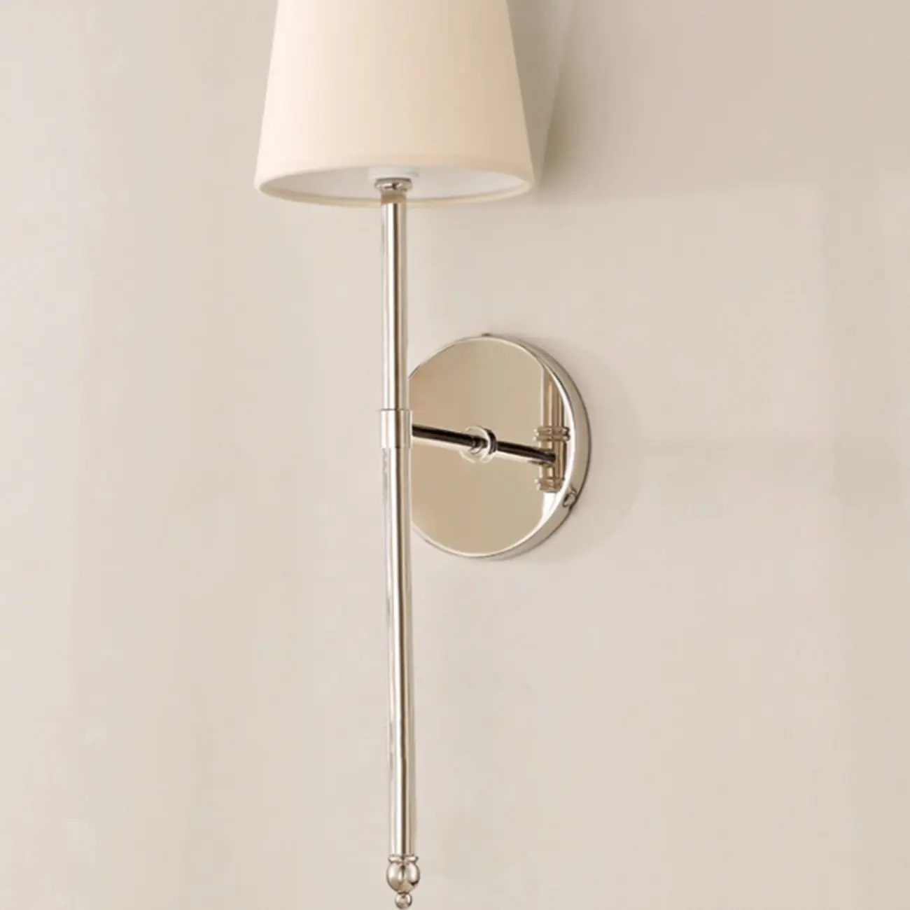 Cylinder LED Wall Sconce with Fabric Shade for Residential Use | homeyfad
