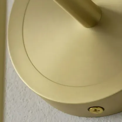 Modern Round Stone Wall Sconce with LED Light for Living Room