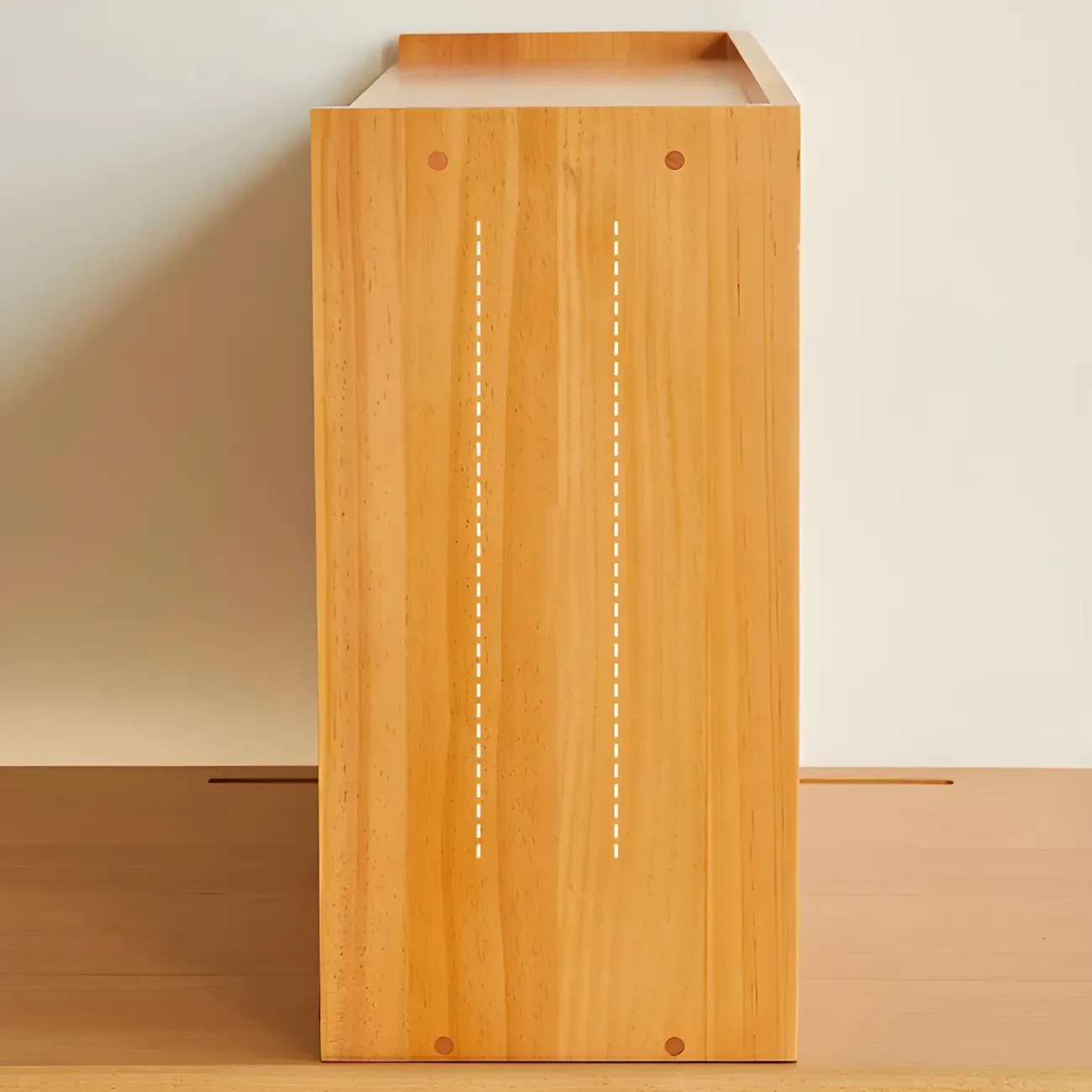 Wooden Tabletop Glass Display Cabinet for Kitchen Decor Image - 17