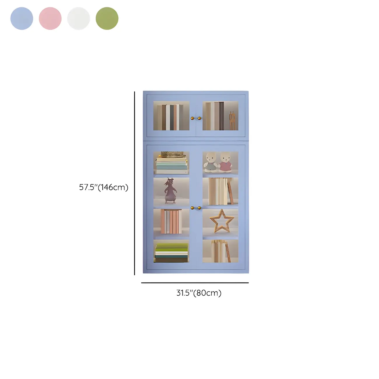 Modern Minimalist Solid Color Iron Rectangle Storage Cabinet Image - 22 | homeyfad