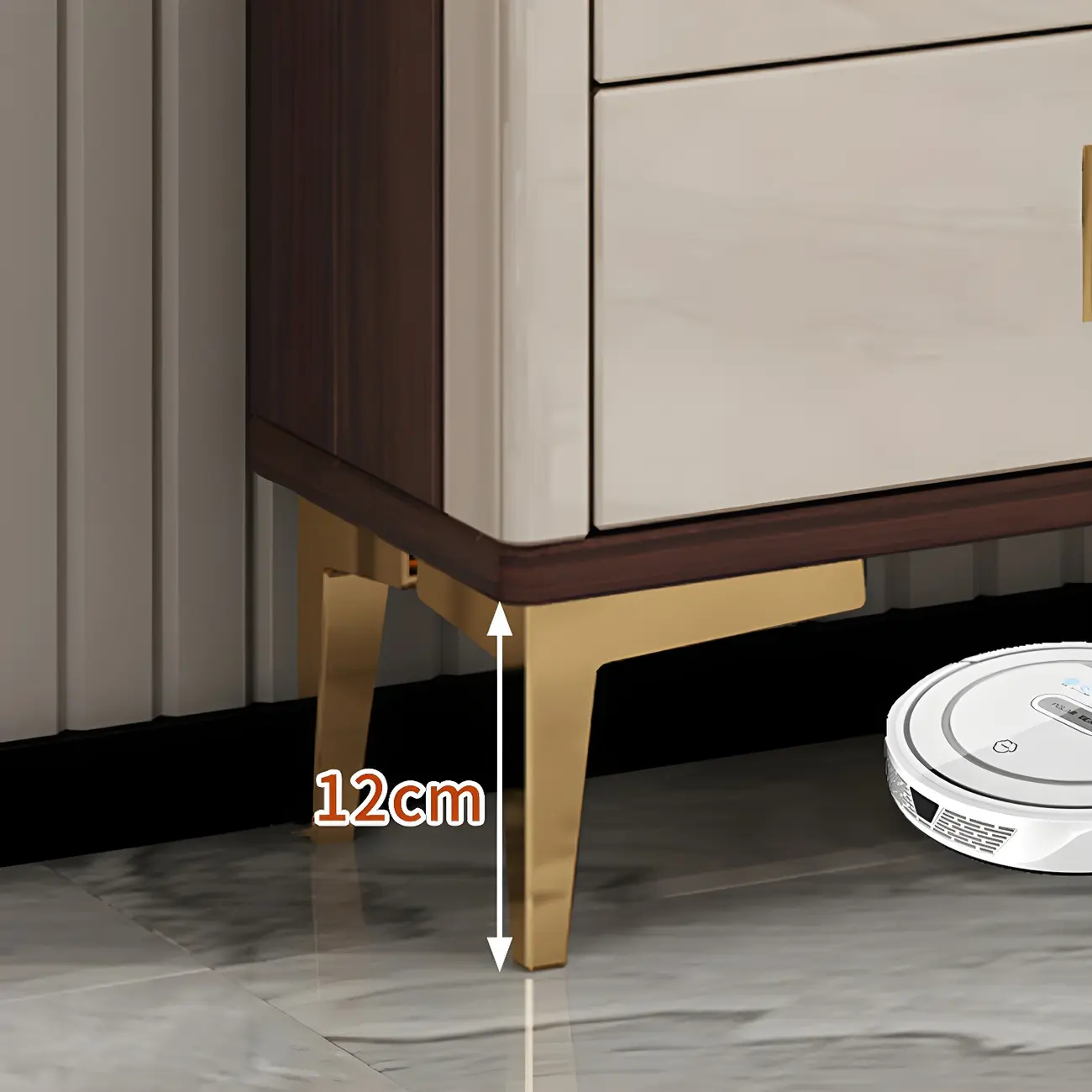 Rectangular Wood Entryway Beige Shoe Storage Cabinet Image - 13 | homeyfad