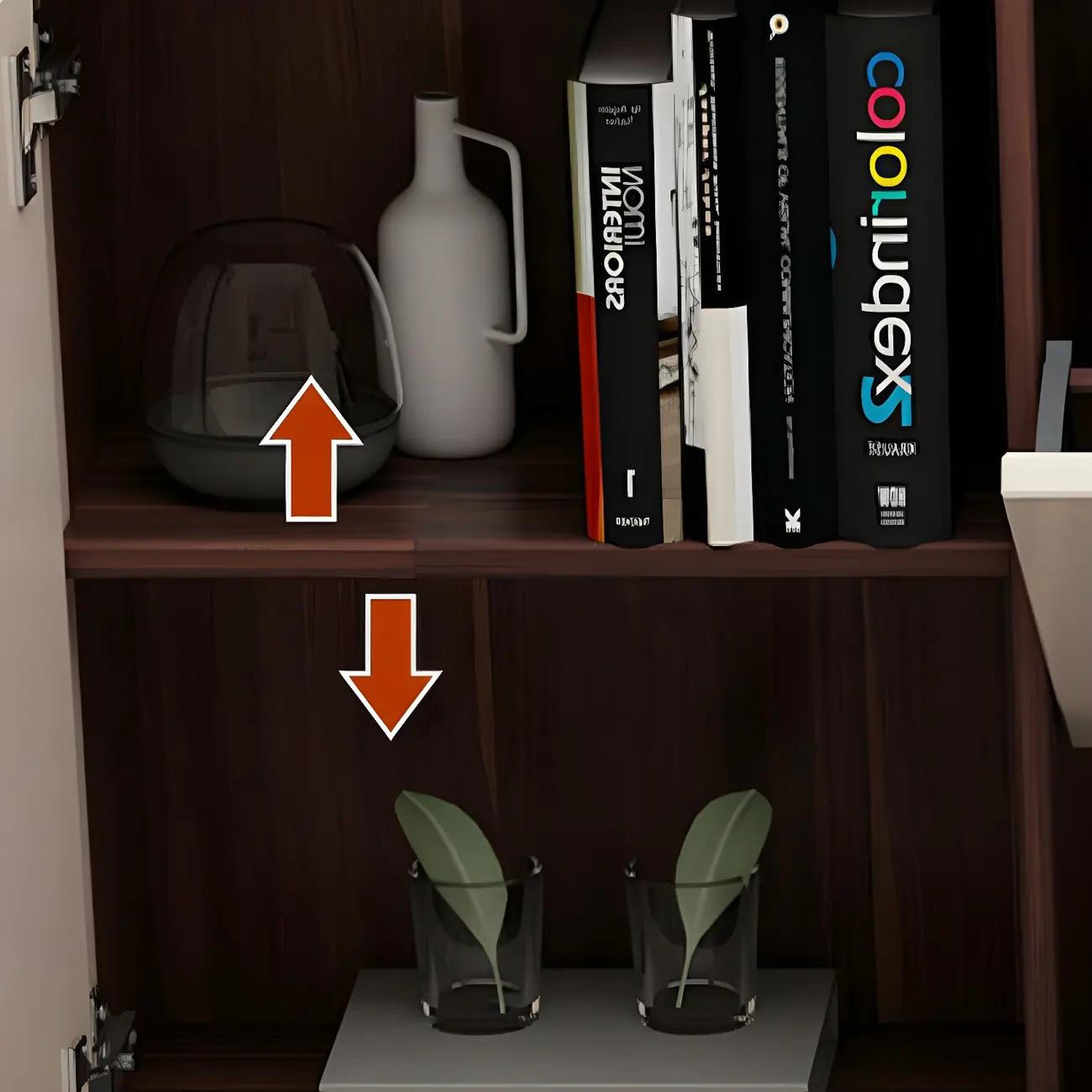 Rectangular Wood Entryway Beige Shoe Storage Cabinet Image - 16 | homeyfad