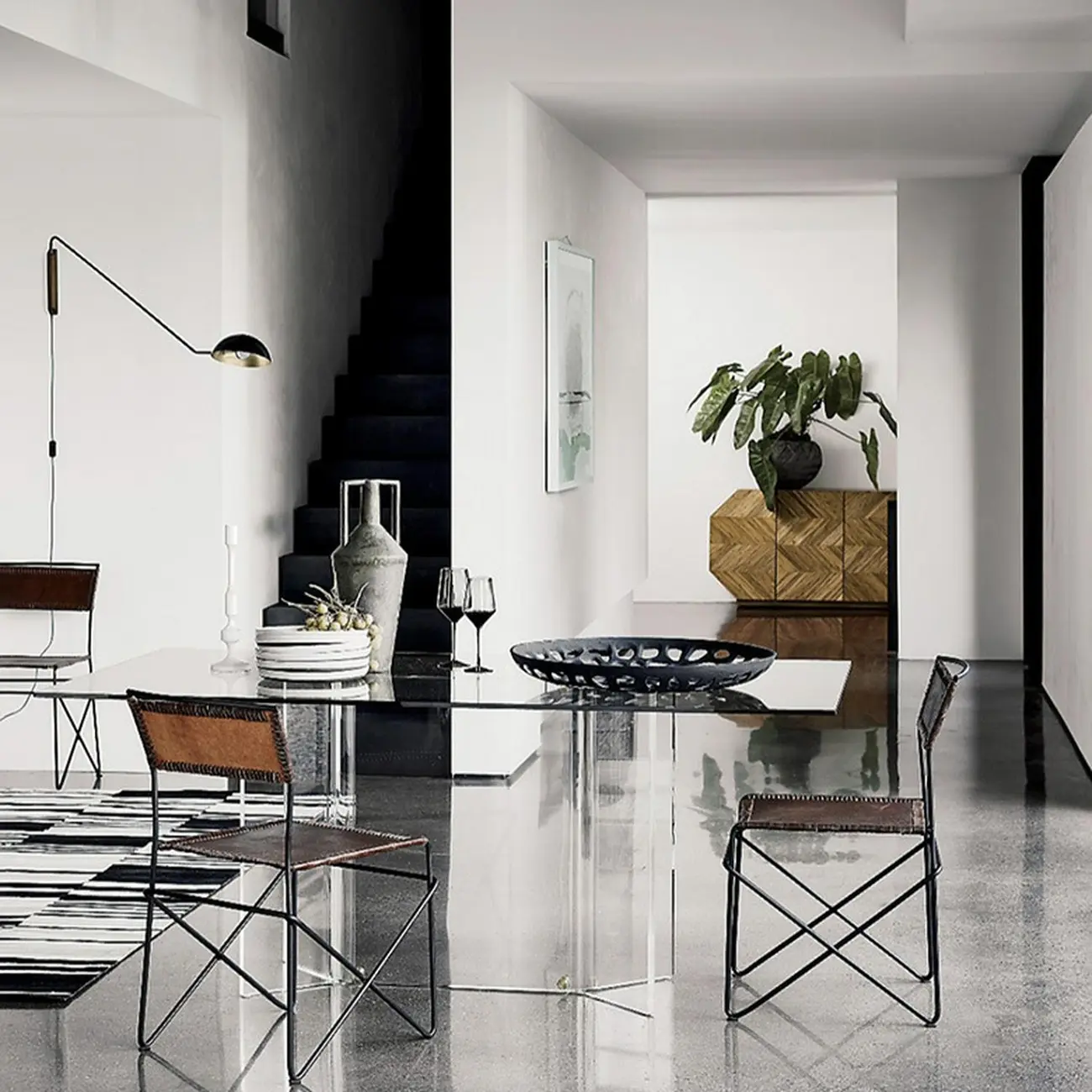 10" Modern Bowl Swing Arm Wall Light Fixture for Bedroom | homeyfad