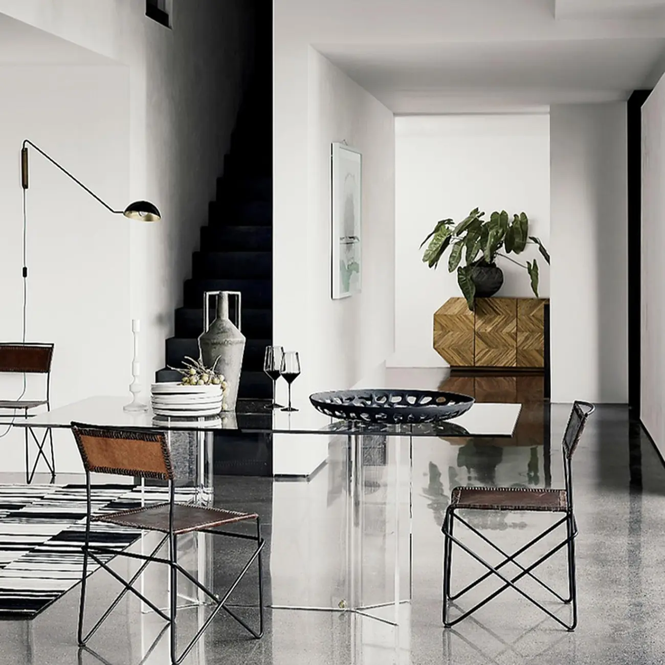 Modern Metal Adjustable Wall Lamp with Iron Shade Image - 8 | homeyfad