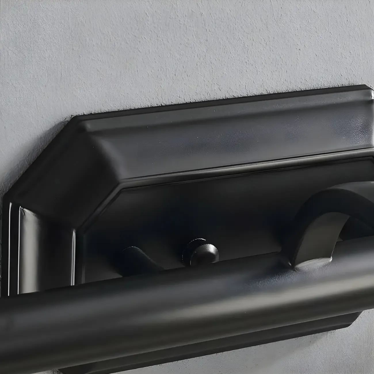 Modern Black Vanity Light with Frosted Glass for Bathroom Image - 9