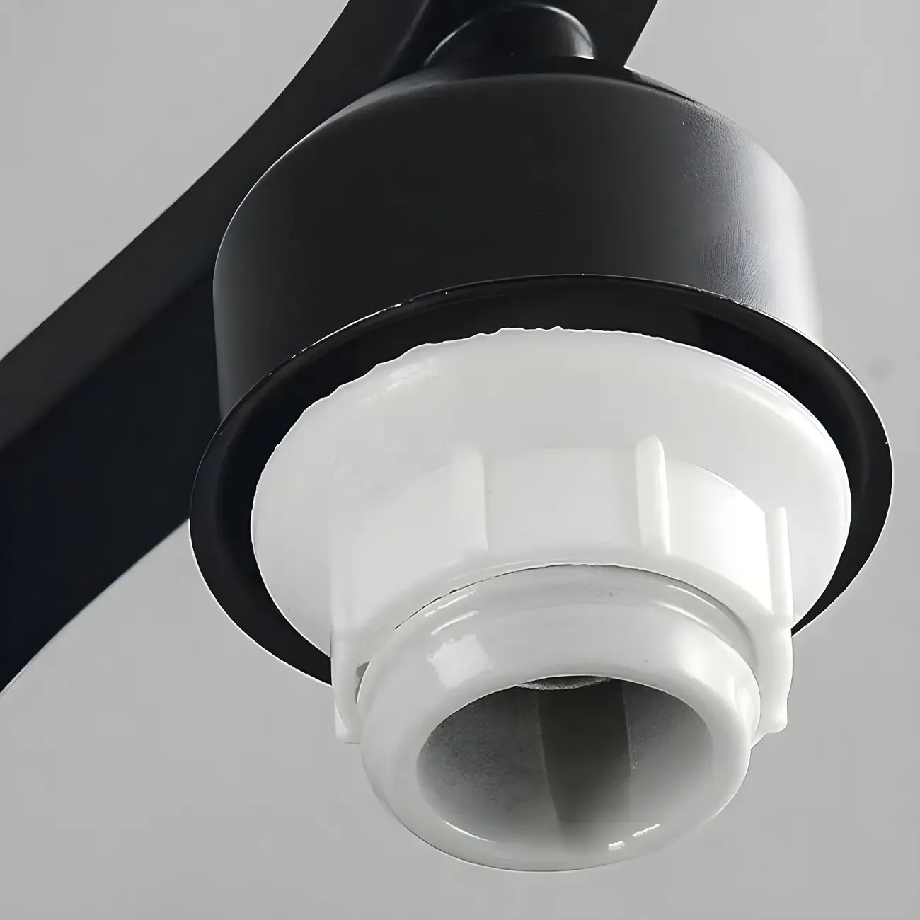 Modern Black Vanity Light with Frosted Glass for Bathroom Image - 11