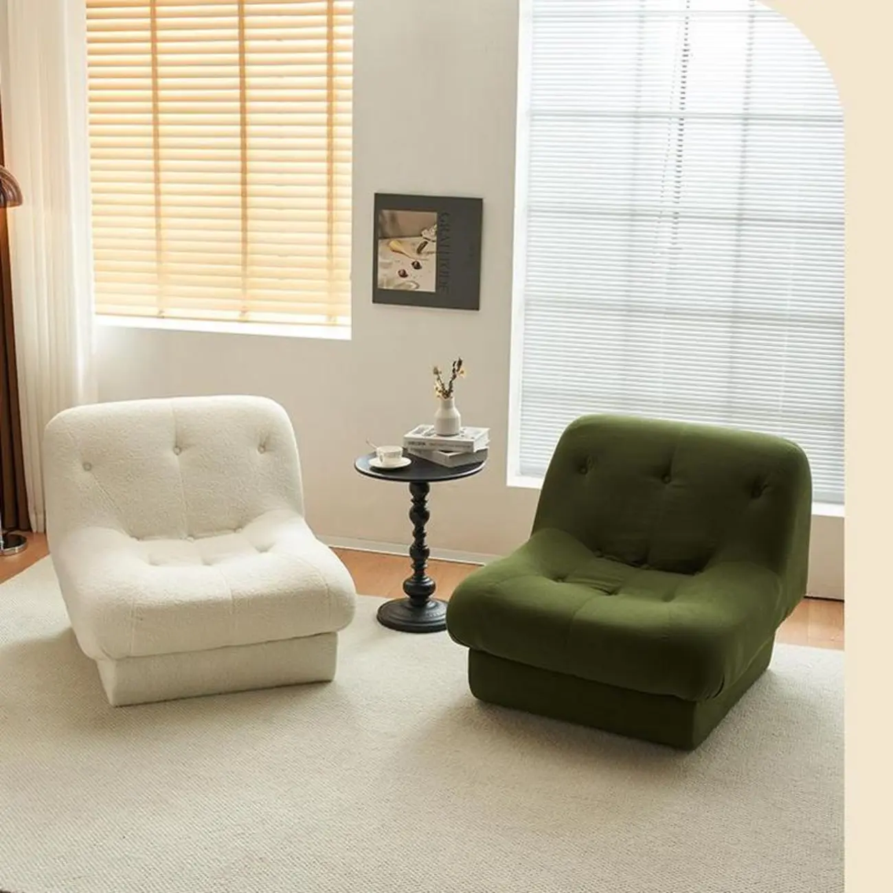 Elegant Fabric Convertible Accent Chair with High-Back for Home Image - 1 | homeyfad