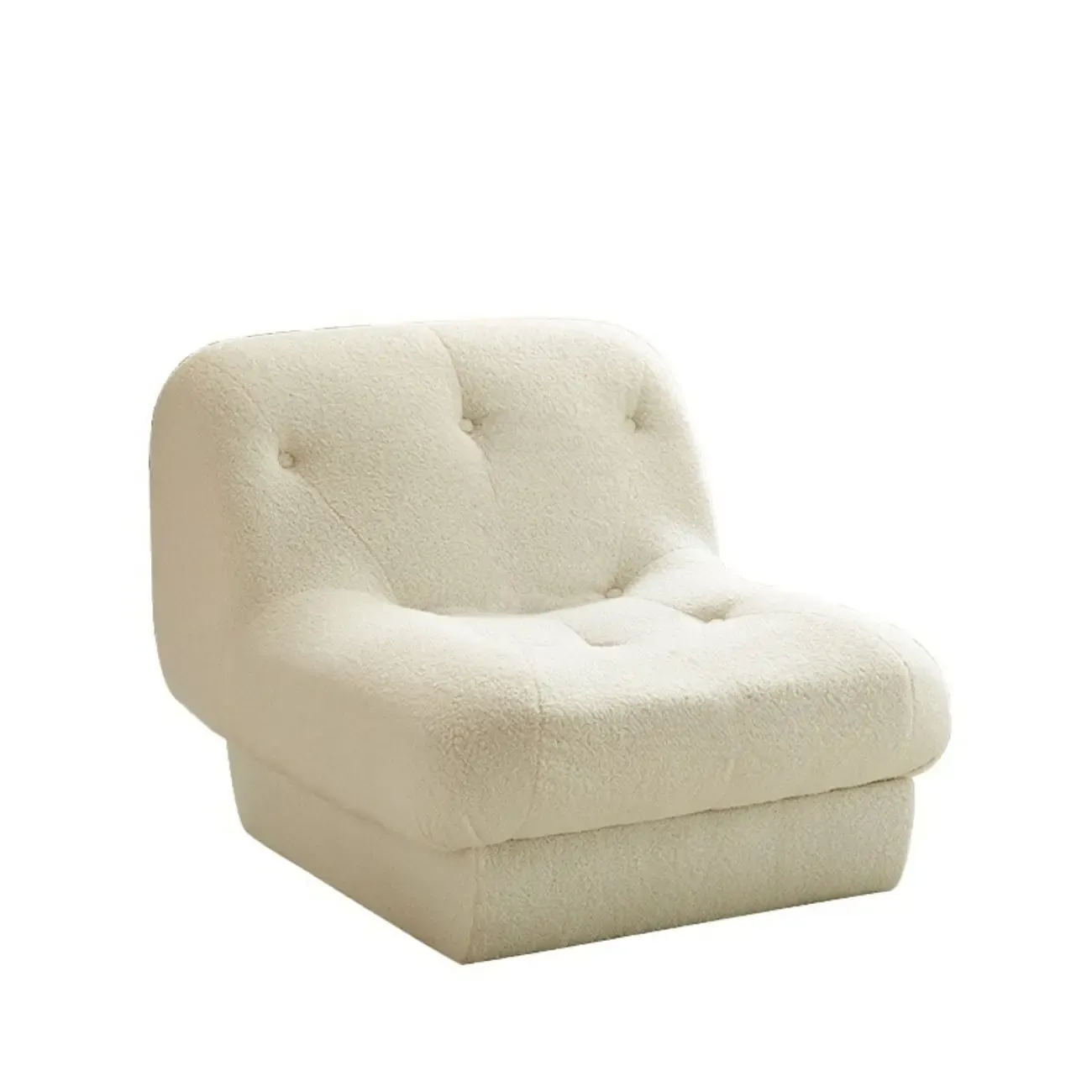 Elegant Fabric Convertible Accent Chair with High-Back for Home Image - 8