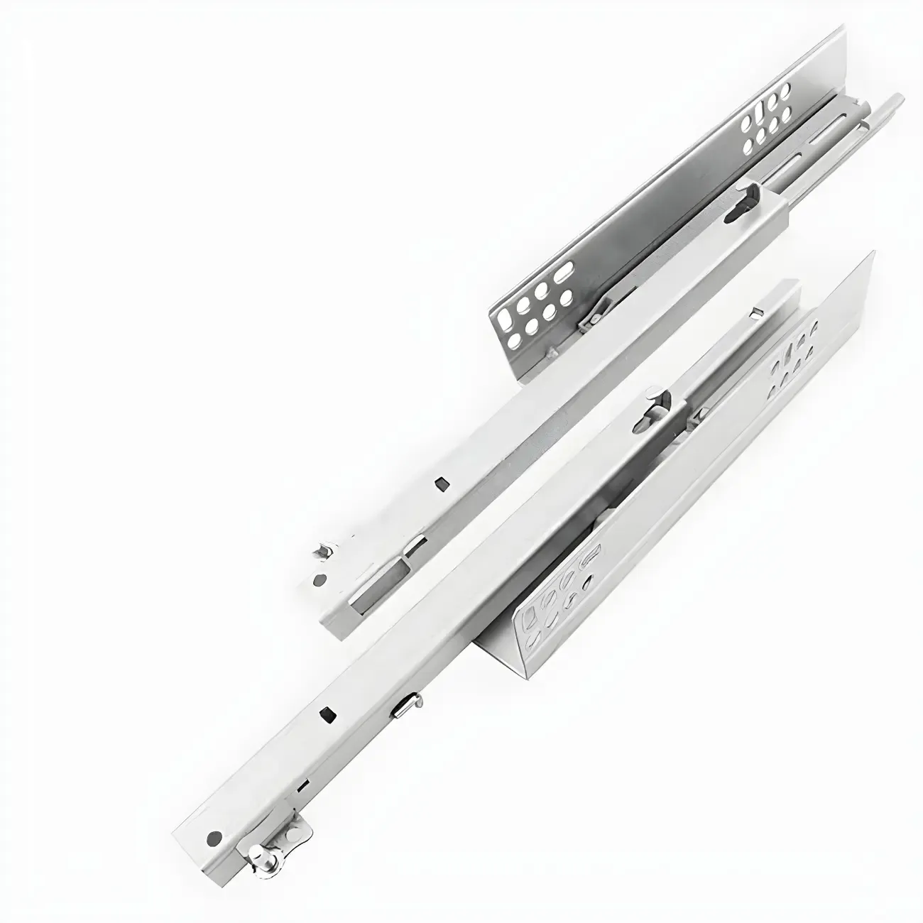 Large Entryway Shoe Cabinet Gray Textured Door Metal Legs Image - 30