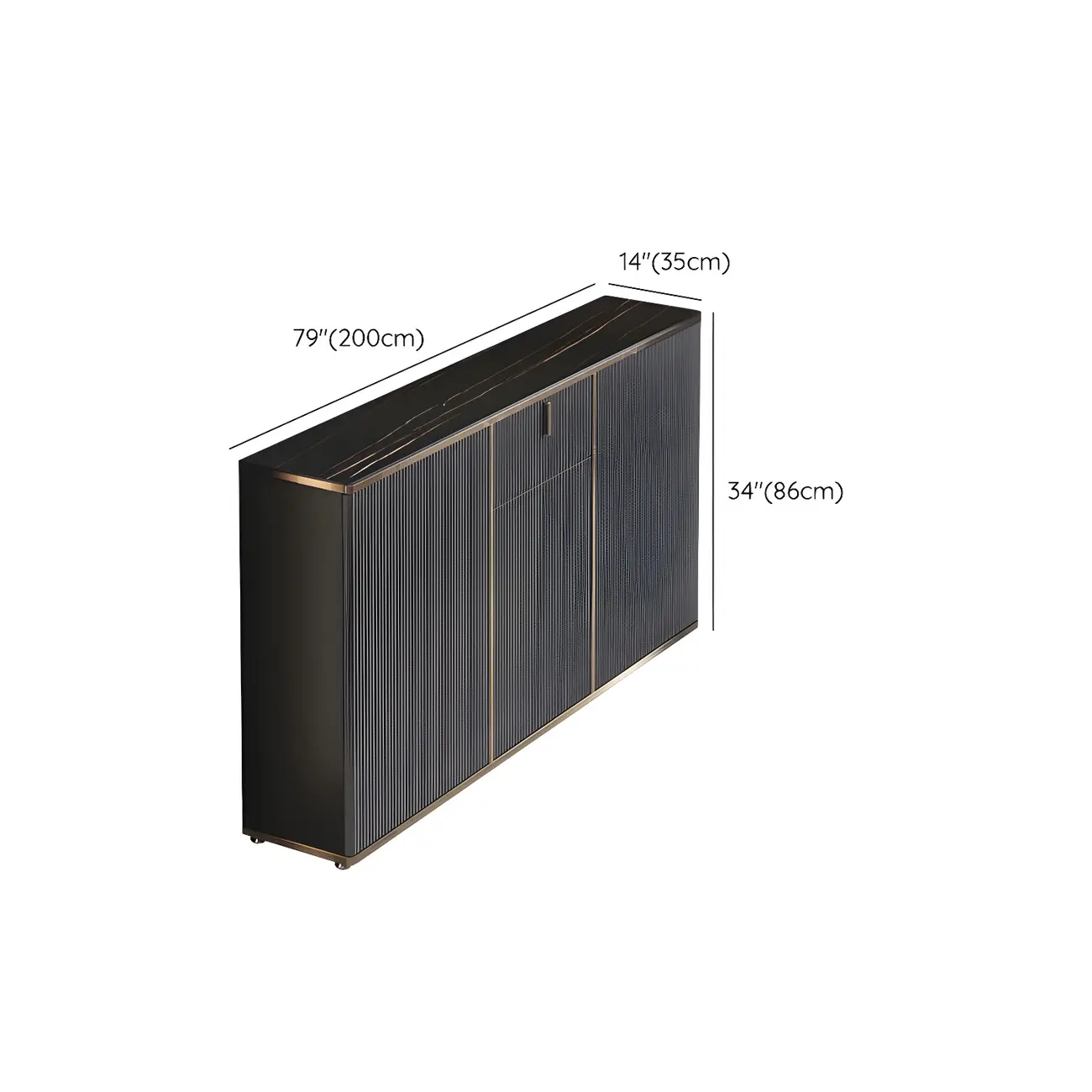 Large Entryway Shoe Cabinet Gray Textured Door Metal Legs Image - 37 | homeyfad