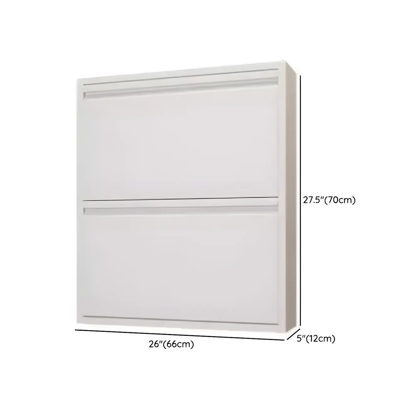 Grey Metal Entryway Wall Mounted Shoe Storage Cabinet Image - 22 | homeyfad