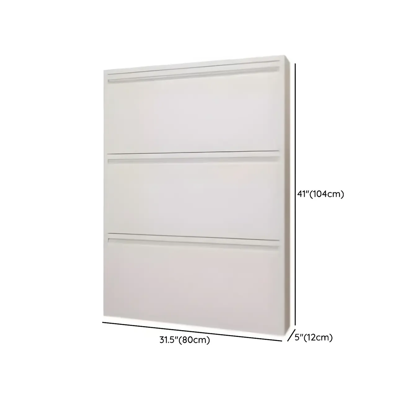 Grey Metal Entryway Wall Mounted Shoe Storage Cabinet Image - 28