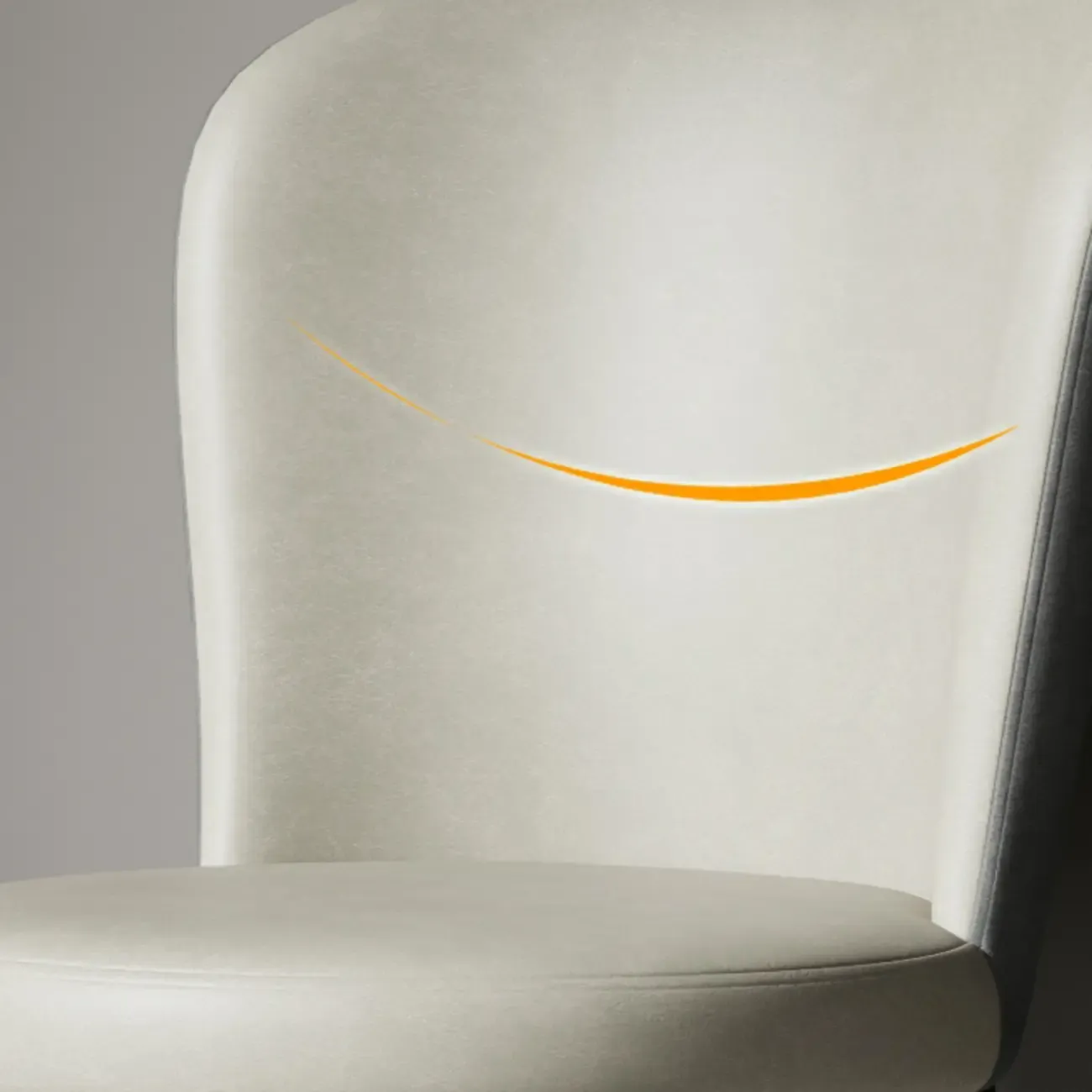 Sleek Gold Legs Faux Leather Upholstered Dining Chair Image - 11