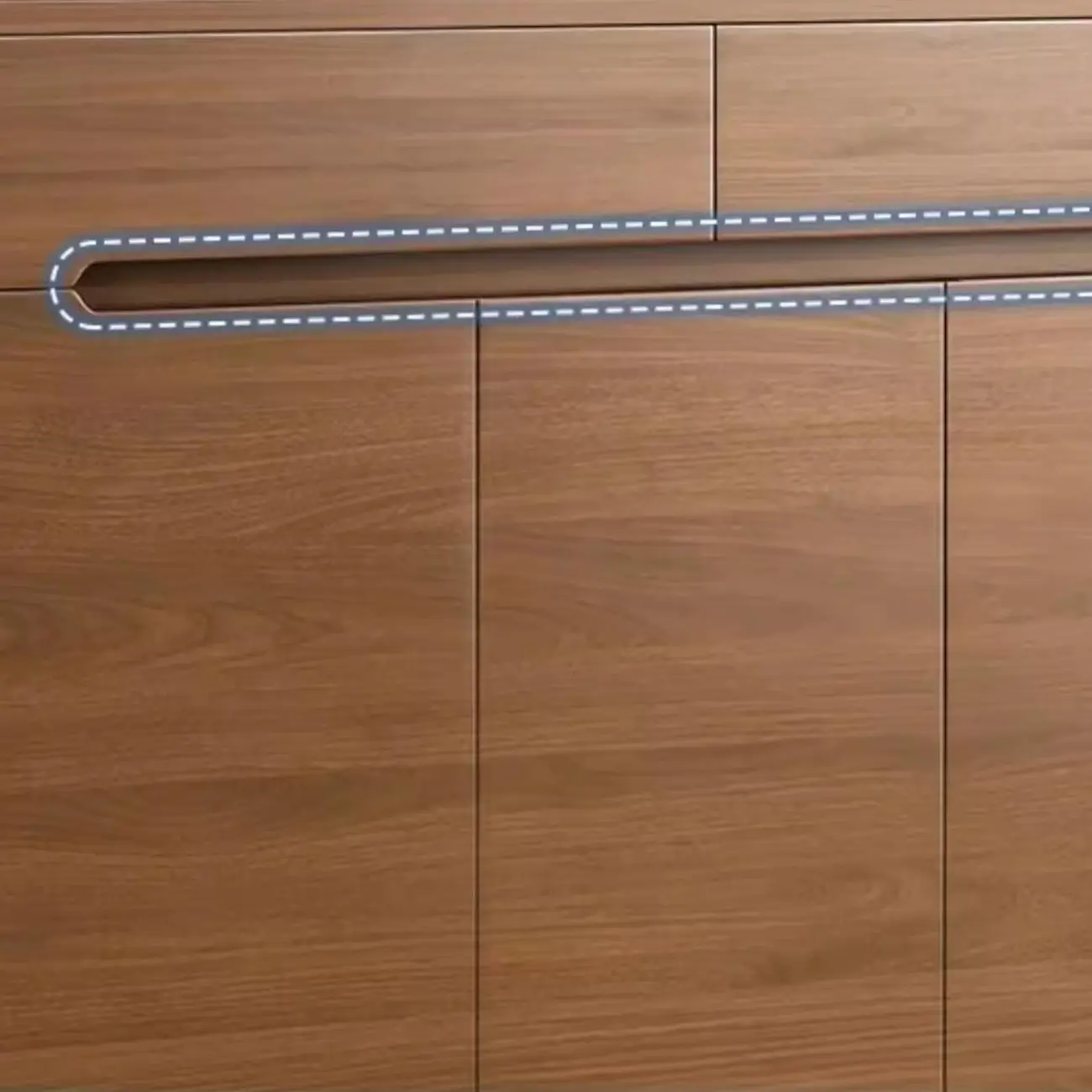 Entryway Adjustable Wooden Shoe Storage Cabinet with Doors Image - 12 | homeyfad