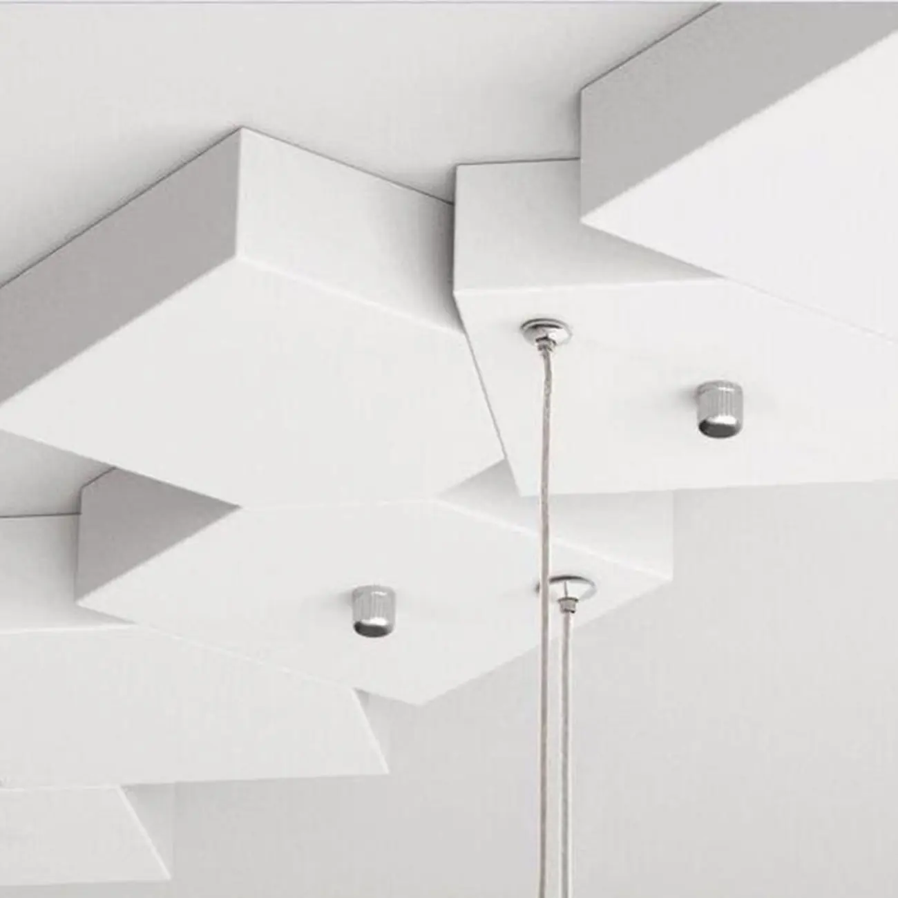 White Cube Modern Island Pendant Light, Adjustable | homeyfad