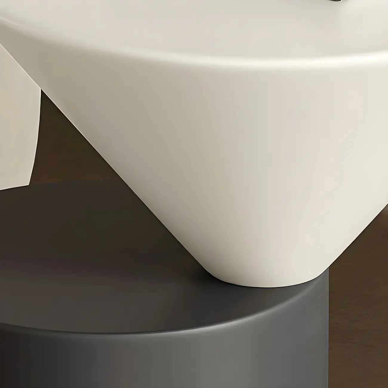 Minimalist Small Round Oak Wood End Table for Living Room Image - 10 | homeyfad