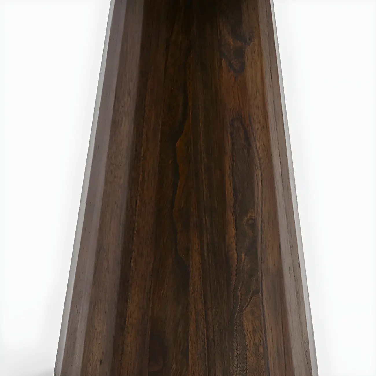 Minimalist Brown Stone-Top Wood Round Coffee Table Image - 13 | homeyfad