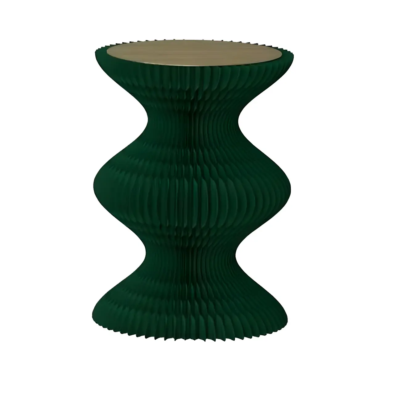 Round Metal Foldable End Table with Pedestal Base Image - 11 | homeyfad