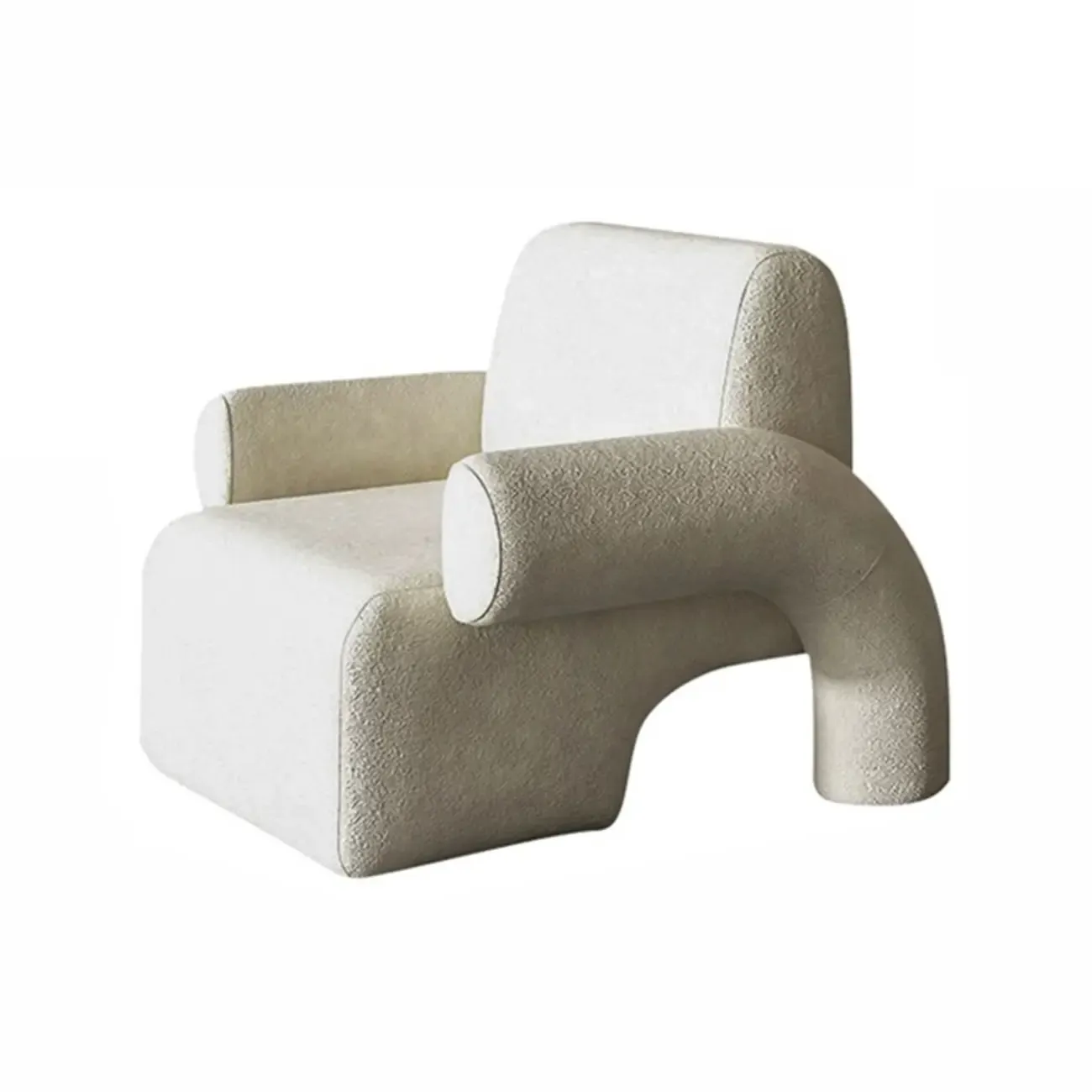 Stylish Fabric Accent Chair with Cozy Foam for Living Room Image - 11