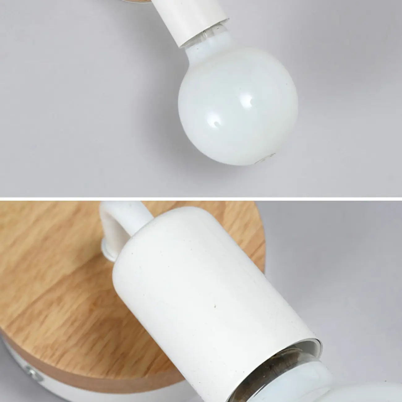 Modern LED Bathroom Vanity Light Wooden Wall Fixture | homeyfad