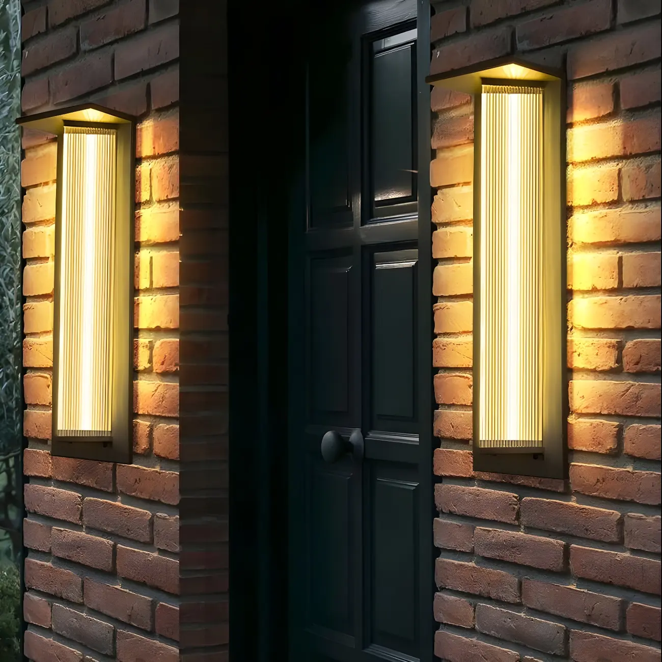 Modern Triangle Shade LED Outdoor Wall Light | homeyfad