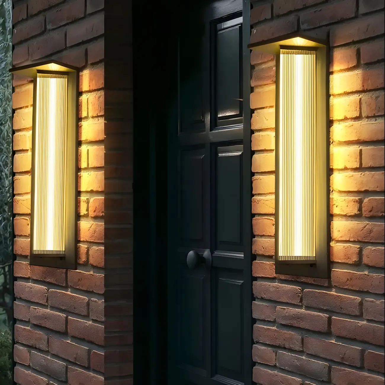 Modern Triangle Shade LED Outdoor Wall Light