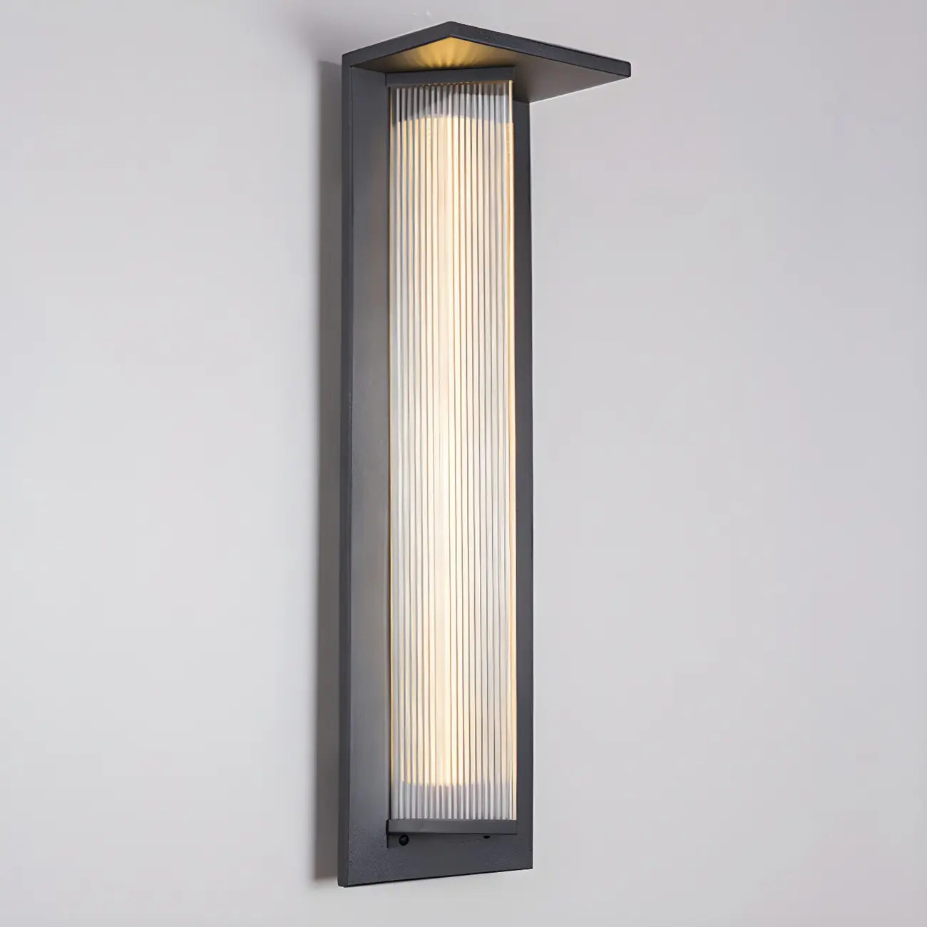 Modern Triangle Shade LED Outdoor Wall Light | homeyfad