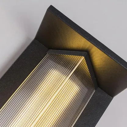 Modern Triangle Shade LED Outdoor Wall Light