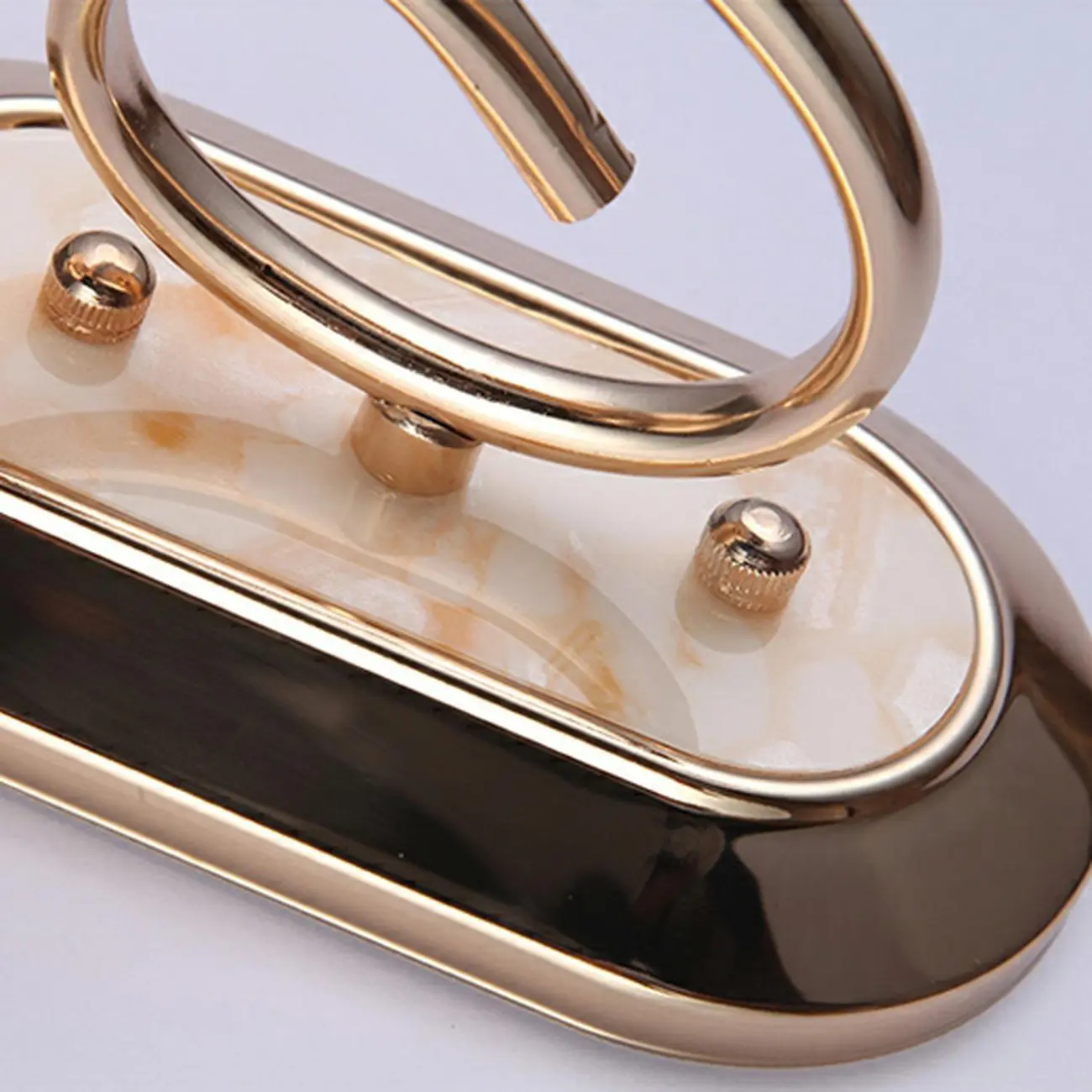 Modern Gold Glass LED Wall Sconce with Crystal Decoration | homeyfad