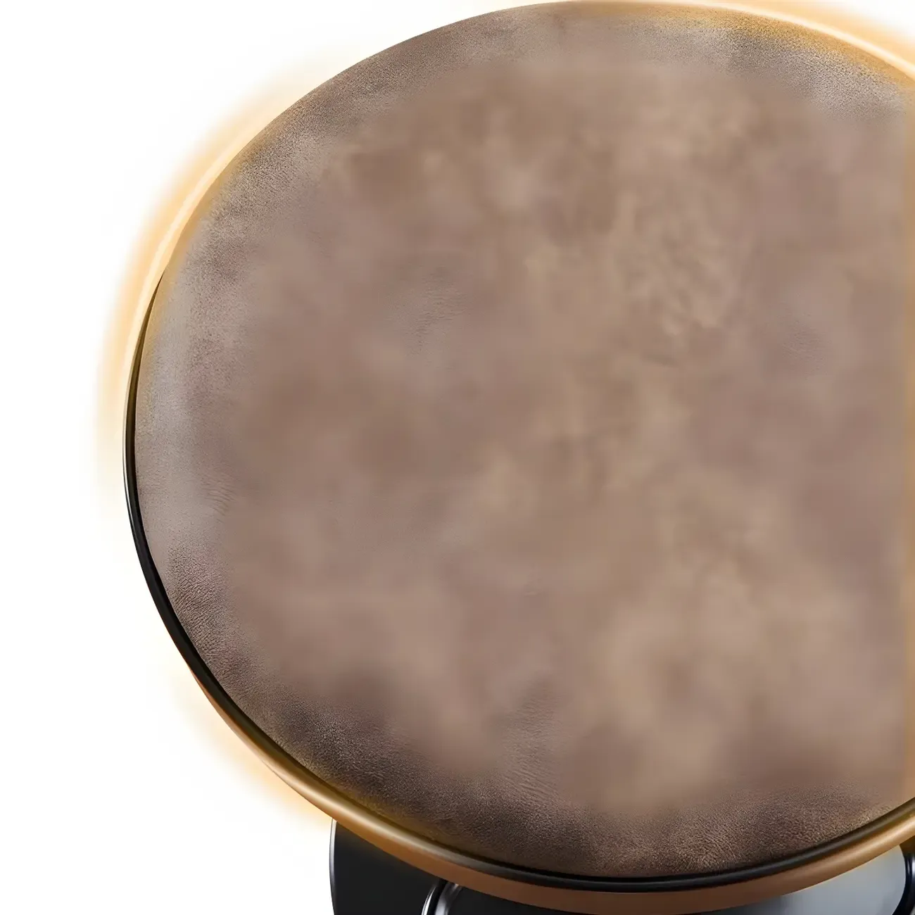 Retro Metal Swivel Bar Stools with Cushions for Home Image - 8