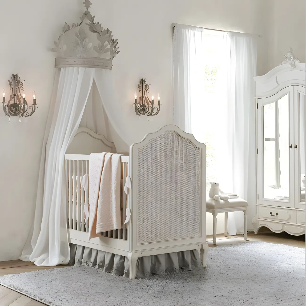 Vintage Candle Wall Sconce with Crystal Accents Image - 2 | homeyfad