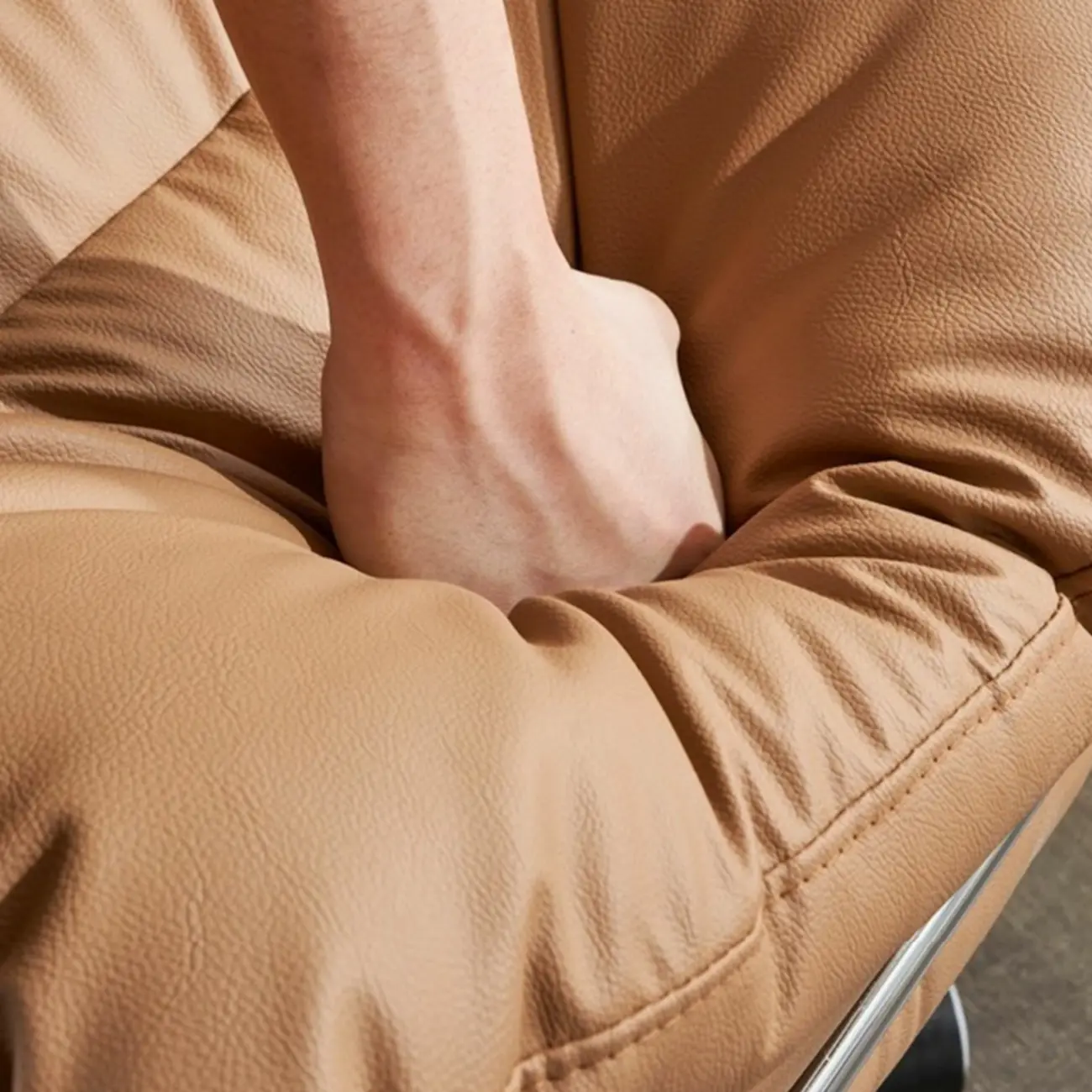 Ergonomic Leather Reclining Executive Office Chair with Footrest Image - 9 | homeyfad