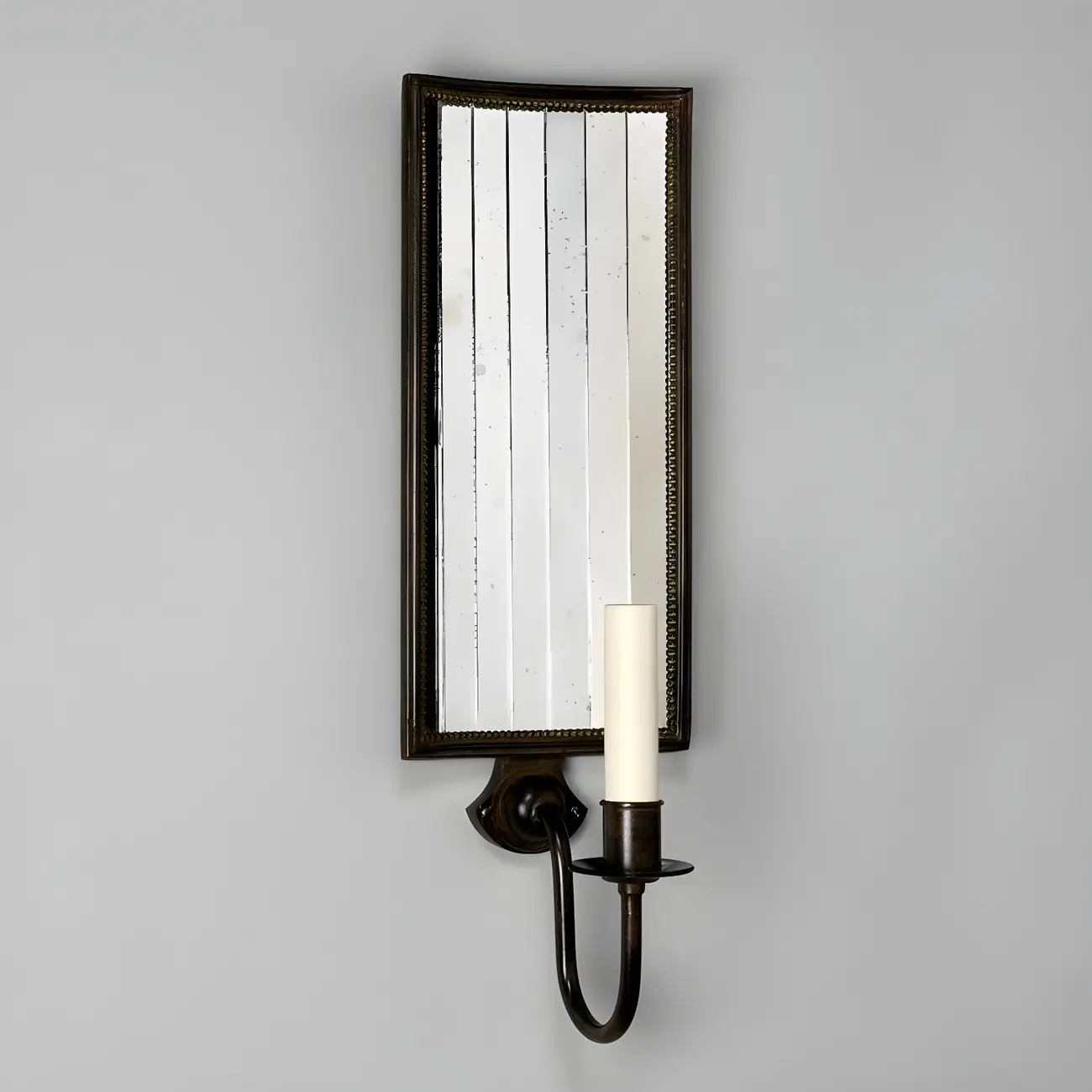 Vintage Black LED Wall Sconce with Mirror for Indoor Decor | homeyfad