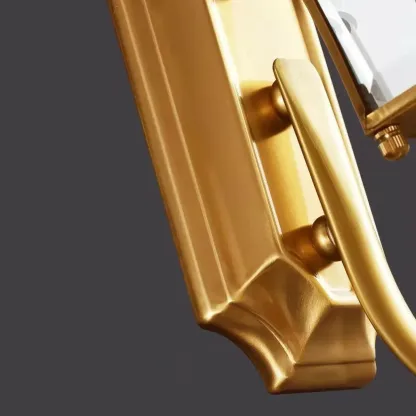 Modern Outdoor Use Iron Cage Shape Wall Mounted Light with Transparent Glass Shade Image - 11