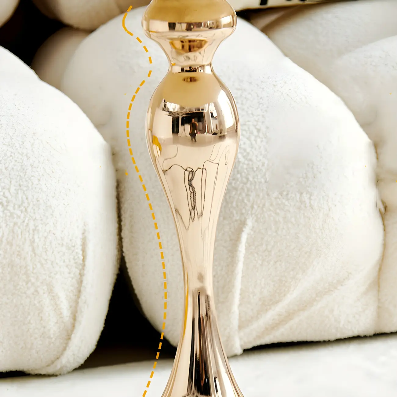 Luxurious Round Metal End Table with Tray for Living Room Image - 8 | homeyfad