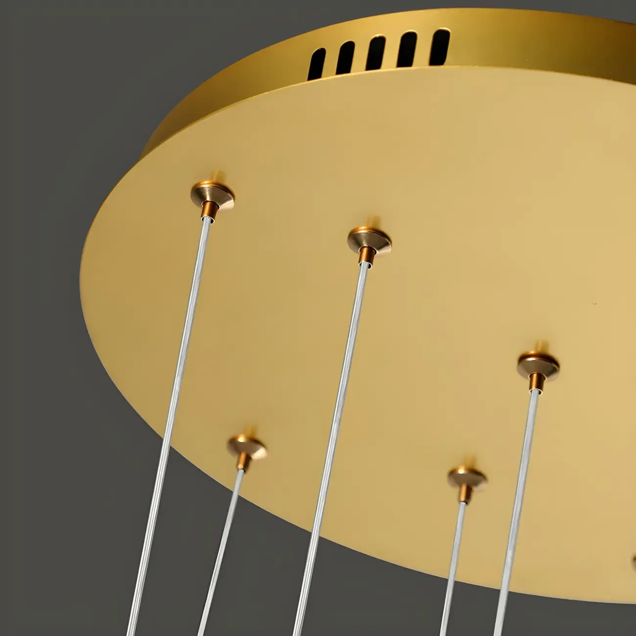 Gold Spiral Crystal Glass Modern Linear Chandelier Image - 22