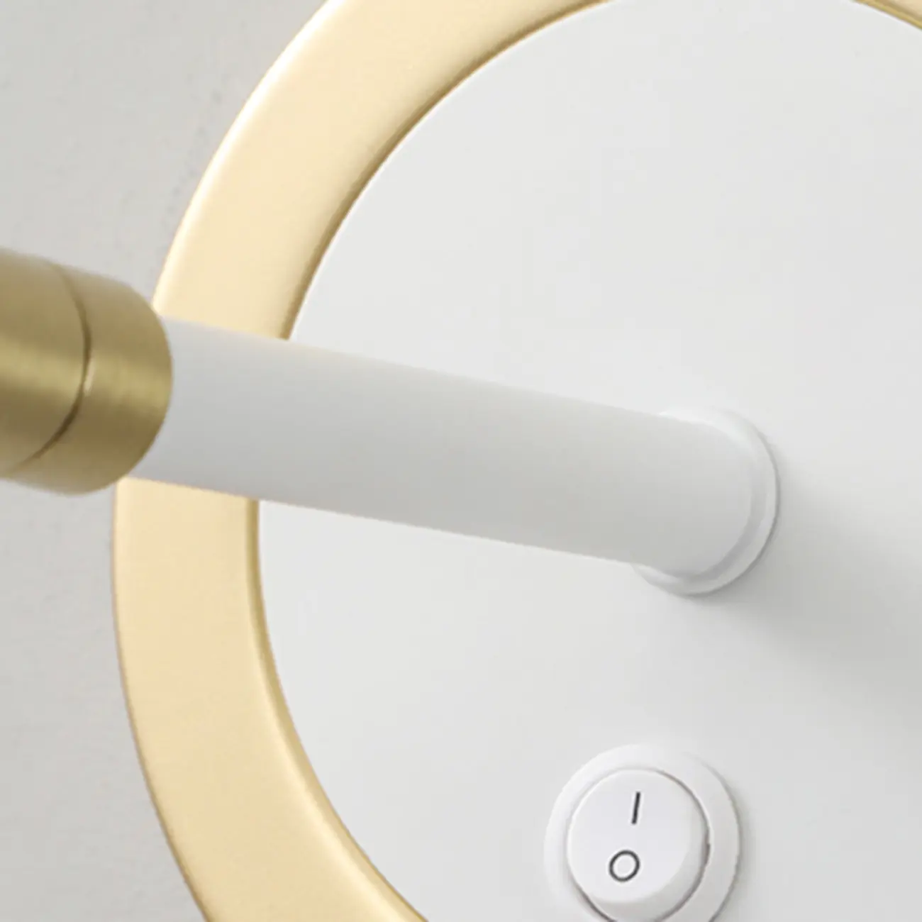 Modern White Metal Adjustable Swing Arm Wall Light Image - 6 | homeyfad